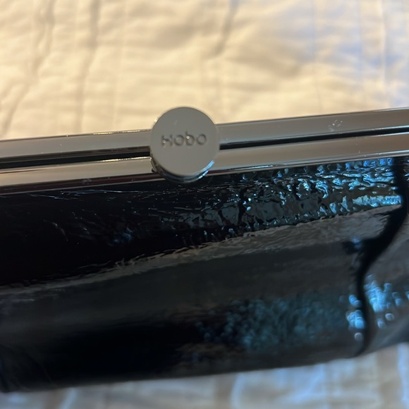 Chic Black Patent Leather HOBO shoulder bag - Picture 12 of 15